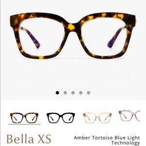 NWT DIFF Bella XS Blue Light Glasses in Tortoise